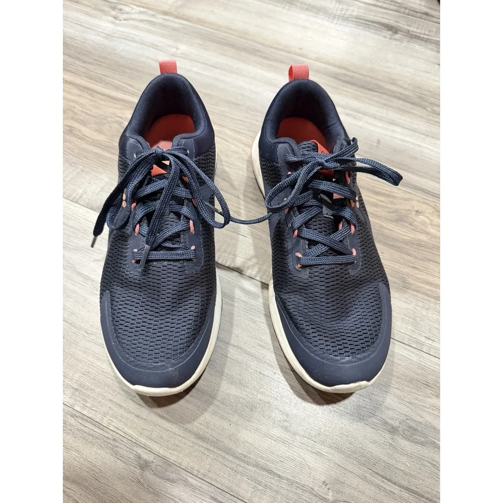 Ryka Womens Energize Navy Athletic and Training Shoes 8 Walking Sneakers
